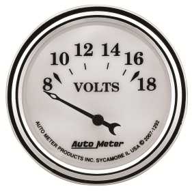 Old Tyme White II™ Voltmeter Gauge 1292